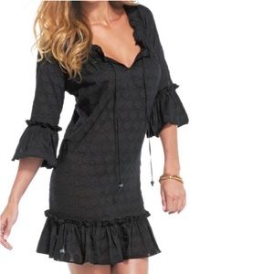 NEW NWT Mud Pie Cover Up Chloe Ruffle Tunic Dress